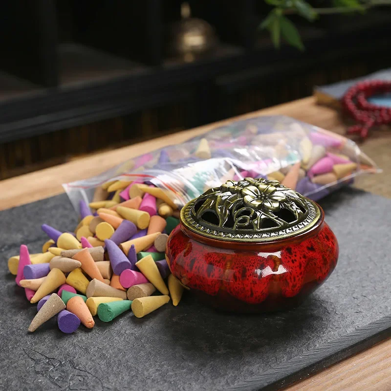 60Pcs Scented Incense Cones An - Home Fragrance Luxury ulasan dan harga