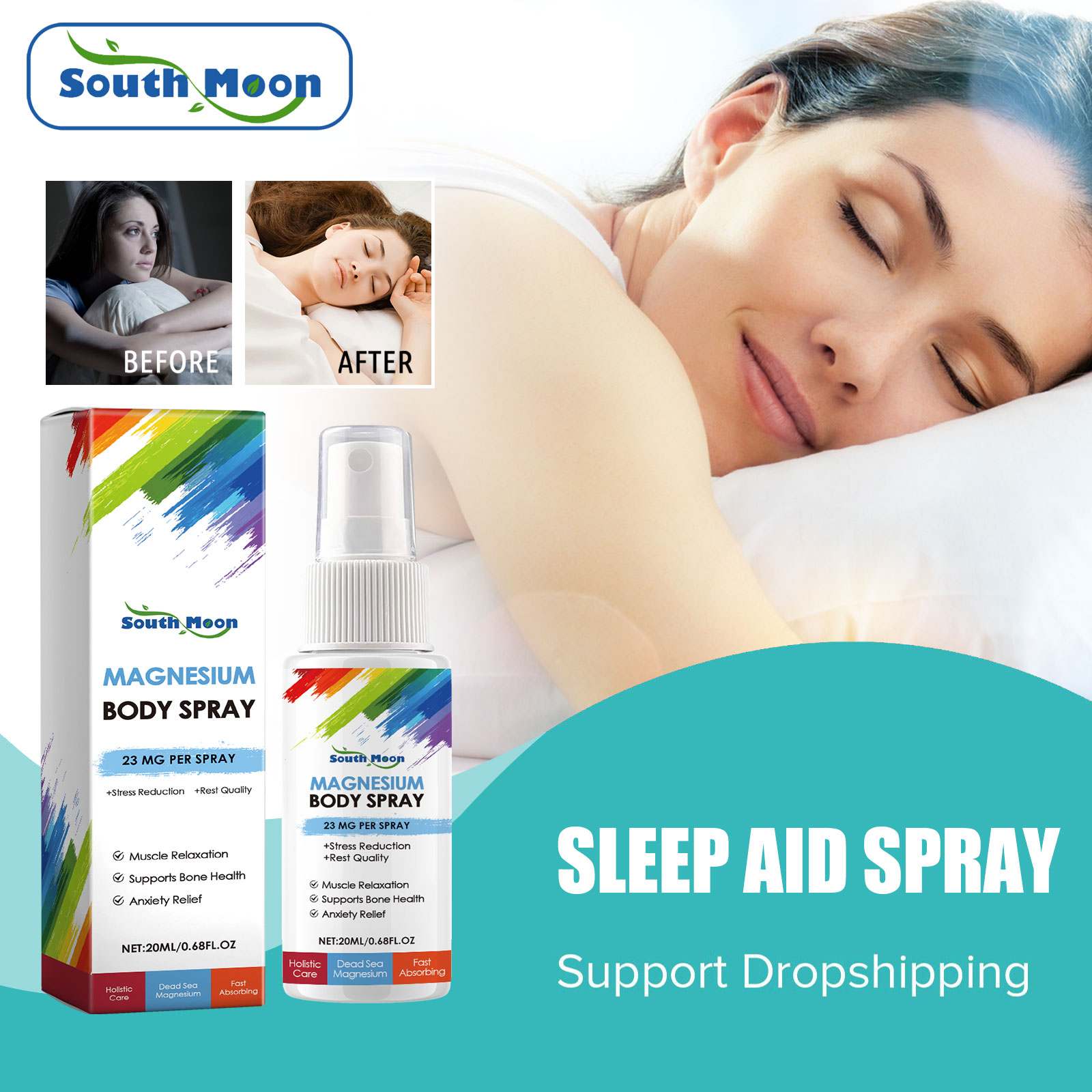 South Moon Insomnia Treatment  - Lavender Pillow Spray ulasan dan harga