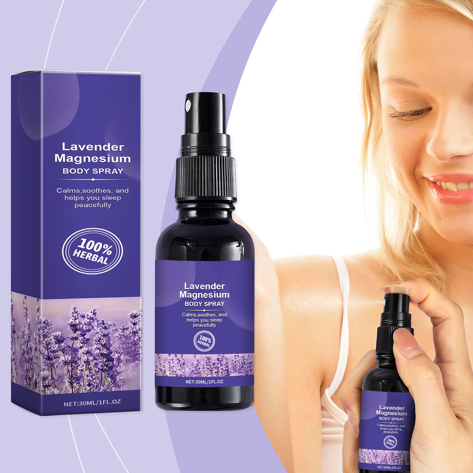 Lavender Sleep Spray 30ml Arom - Lavender Pillow Spray ulasan dan harga
