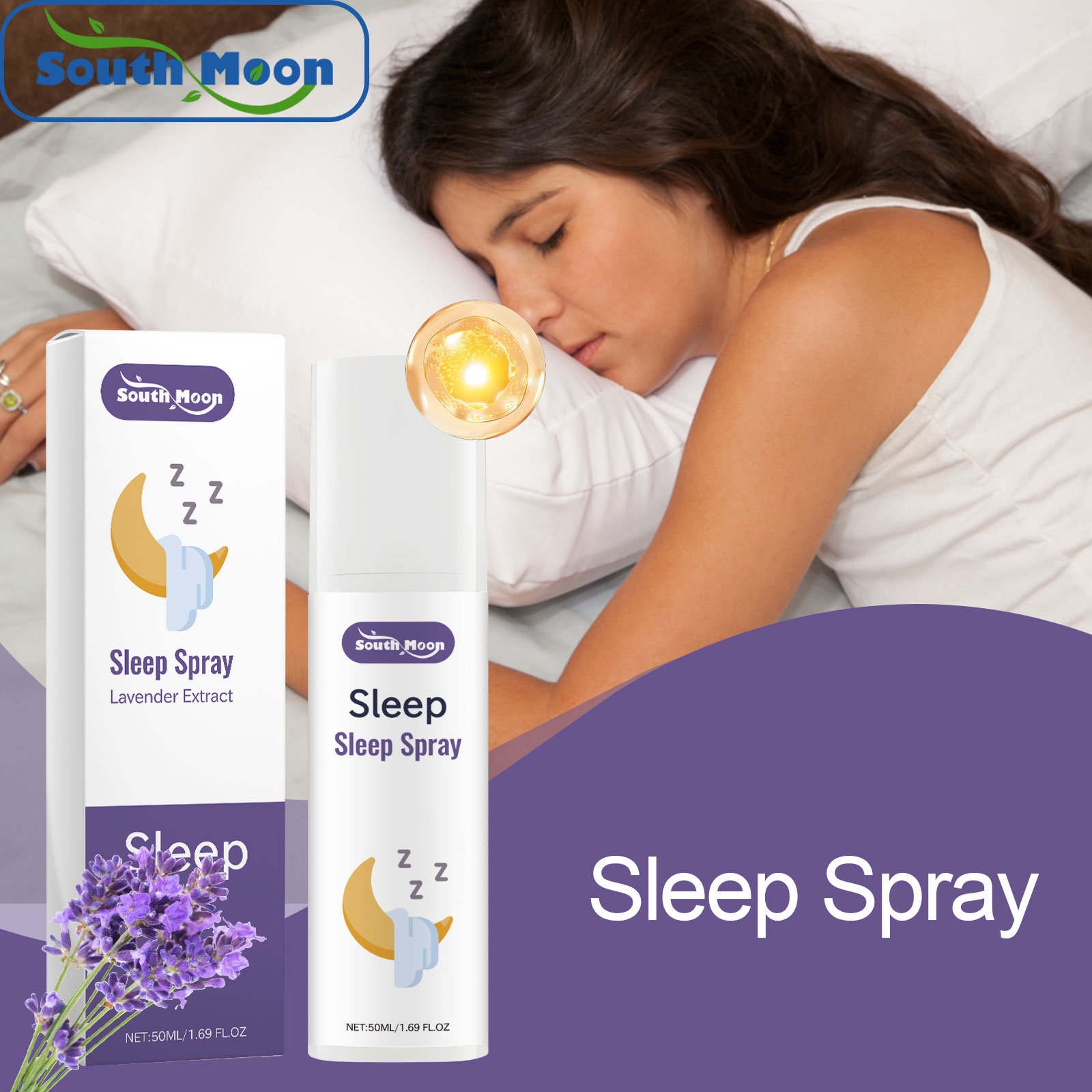 Lavender Sleep Spray Fall Asle - Lavender Pillow Spray ulasan dan harga